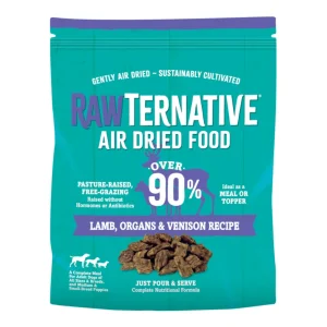 Grandma Mae's Country Naturals Rawternative Air Dried Dog Food Lamb, Organs & Venison, 1 lb