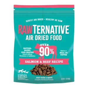 Grandma Mae's Country Naturals Rawternative Air Dried Dog Food Salmon & Beef, 3 lb