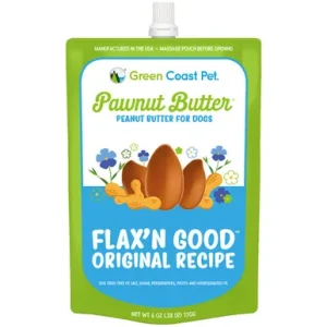Green Coast Pet Pawnut Butter Flax'n Good Original Recipe Lickable Dog Treat