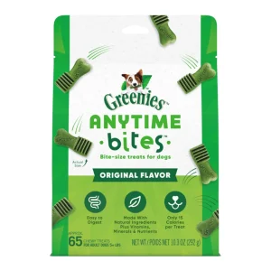 Greenies Anytime Bites BiteSize Dog Dental Dog Treats Original, 10.3 oz