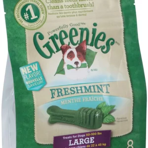 Greenies Dog Dental Dog Treats Large, Fresh, 12 oz, 8 ct
