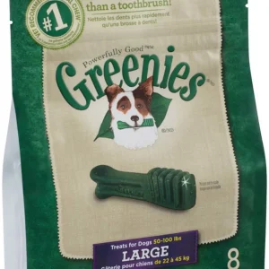 Greenies Dog Dental Dog Treats Large, Original, 12 oz, 8 ct