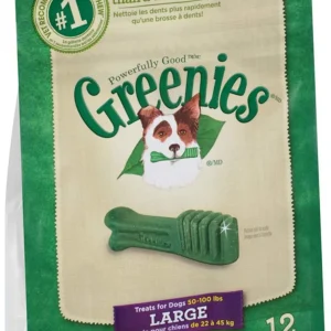 Greenies Dog Dental Dog Treats Large Original 18 oz, 12 ct