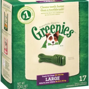 Greenies Dog Dental Dog Treats Large, Original, 27 oz, 17 ct