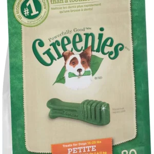 Greenies Dog Dental Dog Treats Petite Original 18 oz, 30 ct