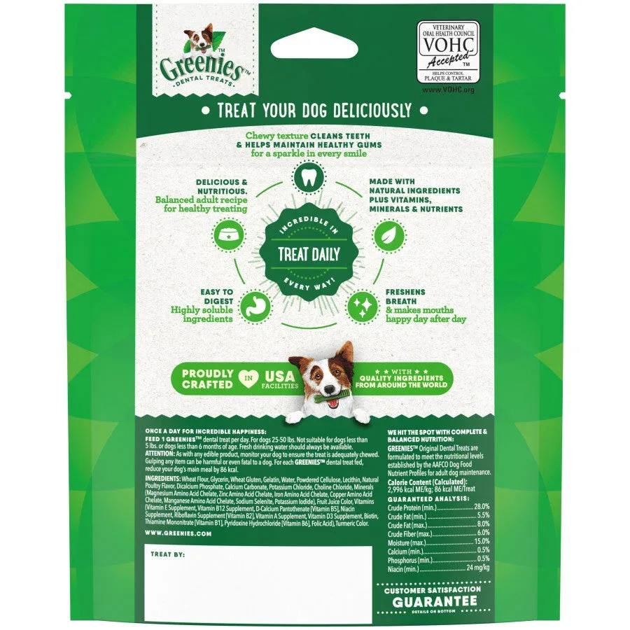 Greenies Dog Dental Dog Treats Regular, Original, 6 oz, 6 ct - Image 2