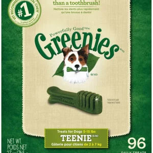 Greenies Dog Dental Dog Treats Teenie, Original, 27 oz, 96 ct