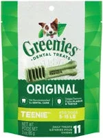 Greenies Dog Dental Dog Treats Teenie, Original, 3 oz, 11 ct - Image 2
