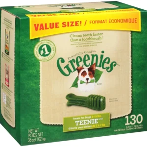 Greenies Dog Dental Dog Treats Teenie, Original, 36 oz, 130 ct