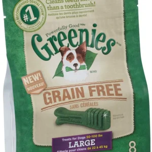 Greenies Grain-Free Dog Dental Dog Treats Large Original 12 oz, 8 ct