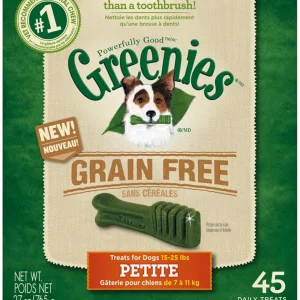 Greenies Grain-Free Dog Dental Dog Treats Petite Original 27 oz, 45 ct