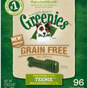 Greenies Grain-Free Dog Dental Dog Treats Teenie Original 27 oz, 96 ct
