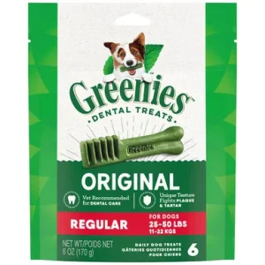 Greenies Original Dental Care Regular Daily Dog Treats