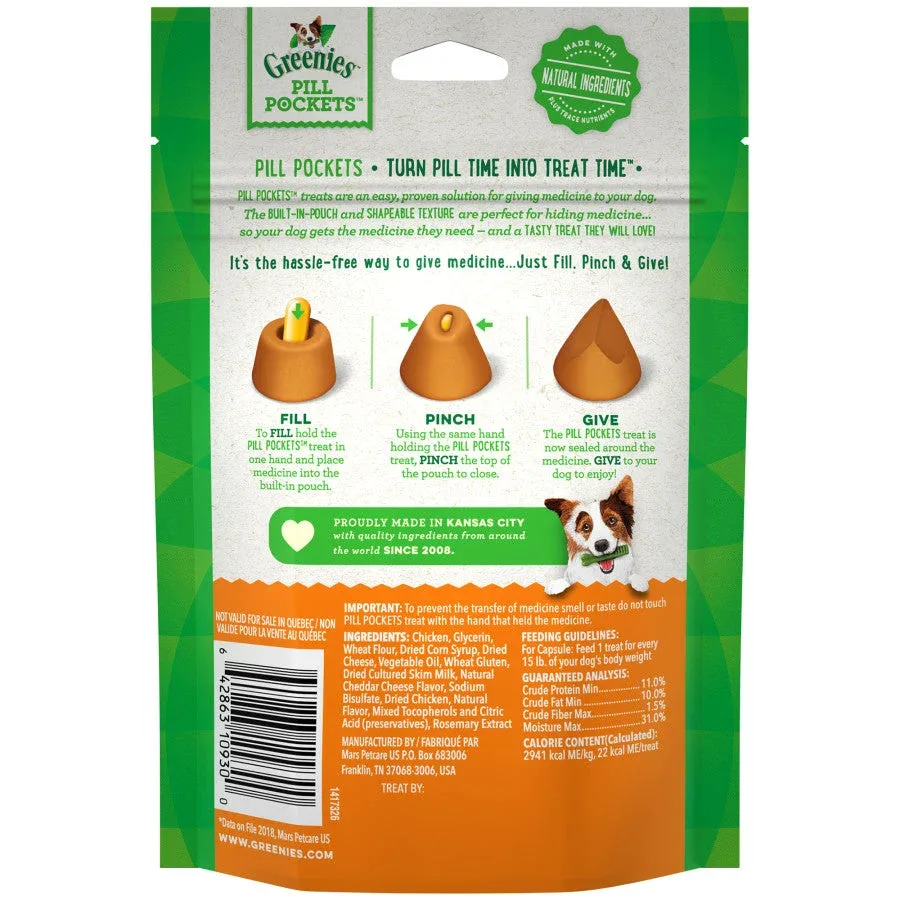 Greenies Pill Pockets for Capsules Cheese, 30 ct, 7.9 oz - Image 2