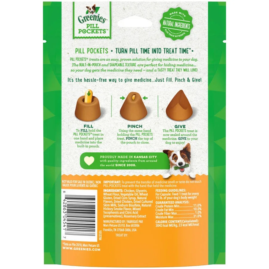 Greenies Pill Pockets for Capsules Chicken, 30 ct, 7.9 oz - Image 2
