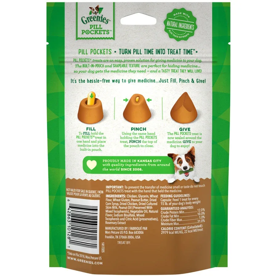Greenies Pill Pockets for Capsules Peanut Butter, 30 ct, 7.9 oz - Image 2