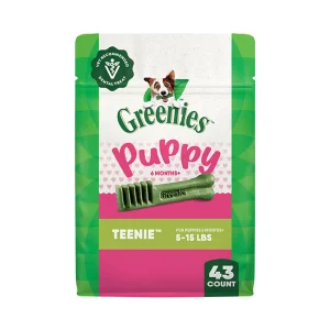 Greenies Puppy TEENIE Size Natural Dental Dog Treats, 12 oz.