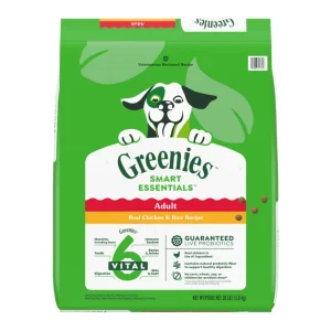 Greenies Smart Essentials Adult Dry Dog Food Chicken & Rice, 30 lb