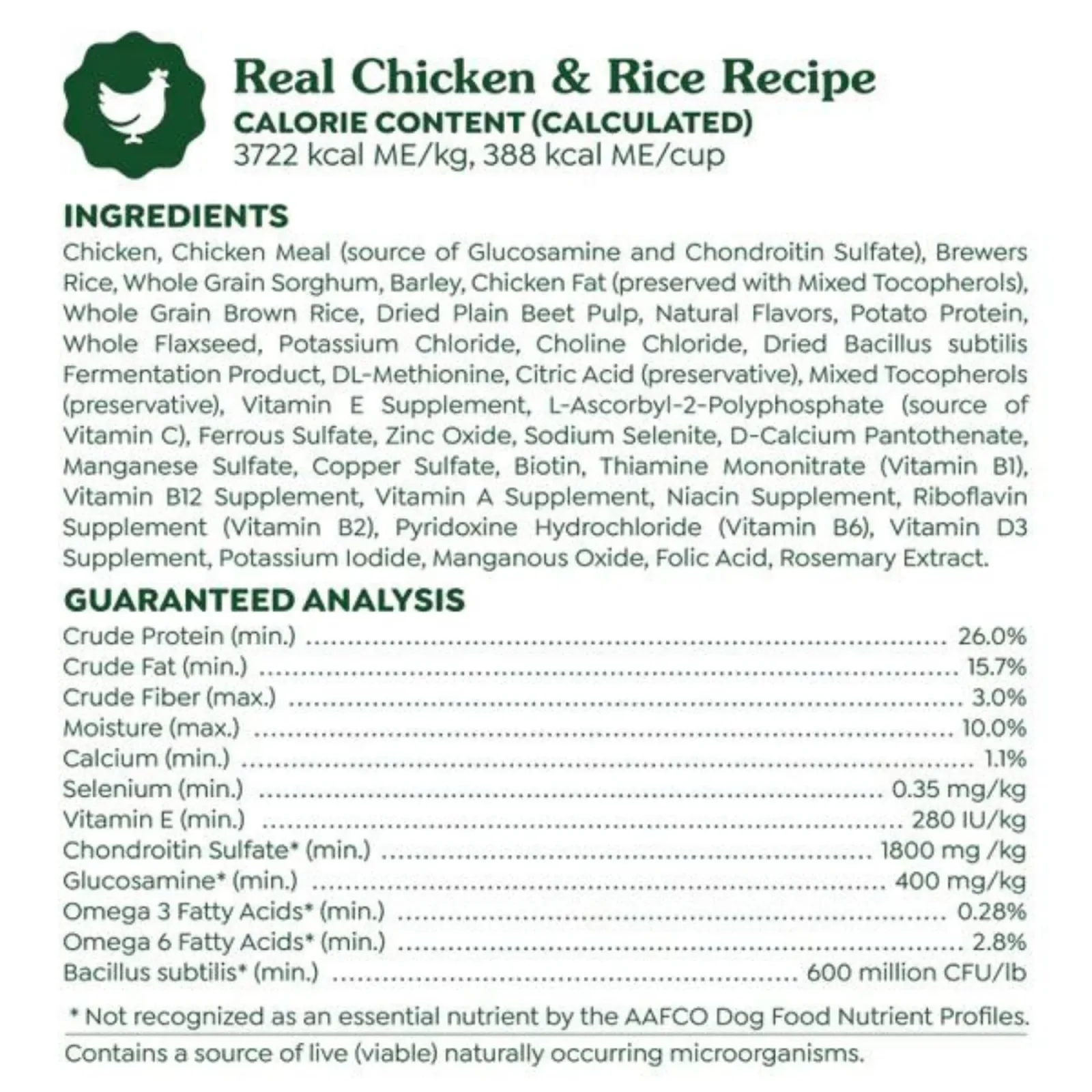 Greenies Smart Essentials Adult Dry Dog Food Chicken & Rice, 6 lb - Image 2
