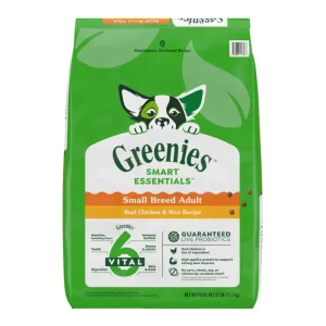 Greenies Smart Essentials Small Breed Adult Dry Dog Food Chicken & Rice 27 lb