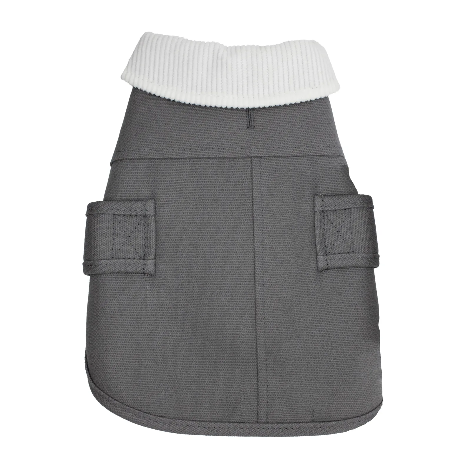 GREY CANVAS DOG COAT
