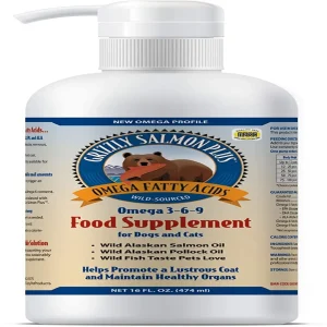 Grizzly Dog Cat Salmon Oil Plus, 16 oz