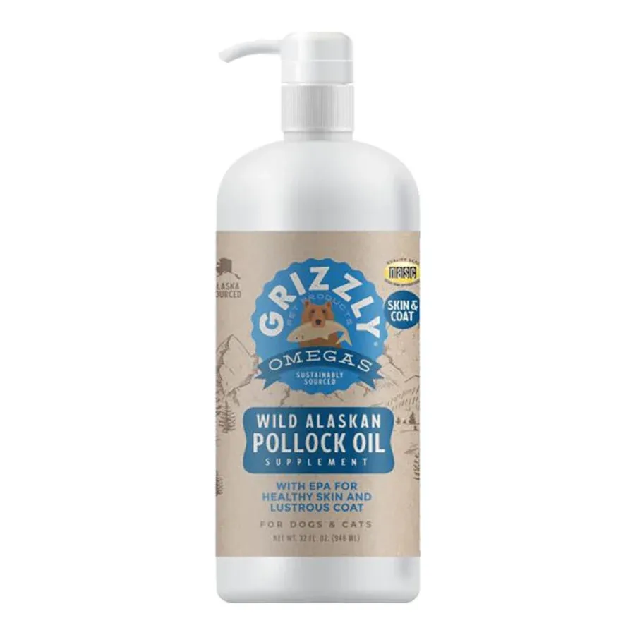 Grizzly Dog Pollock Oil 32 oz