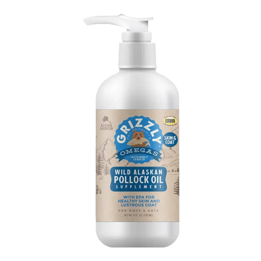 Grizzly Dog Pollock Oil, 8 oz