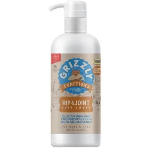 Grizzly Functions Hip & Joint Glucosamine & Chondroitin Aid Dog & Cat Food Supplement