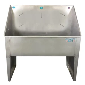 Groomer's Best Standard Tub, 24" x 58", Left Drain
