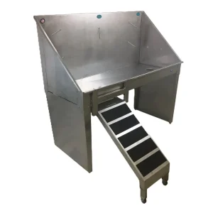 Groomer's Best Walk-Through ADA Compliant Tub 24" x 58" Right Drain