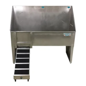 Groomer's Best Walk-Through Tub 24" x 48", Right Drain