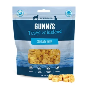 Gunnis Dog Baby Bites Cod, 2.5 oz