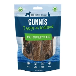 Gunnis Dog Chewy Sticks Wolf Fish 3 ct