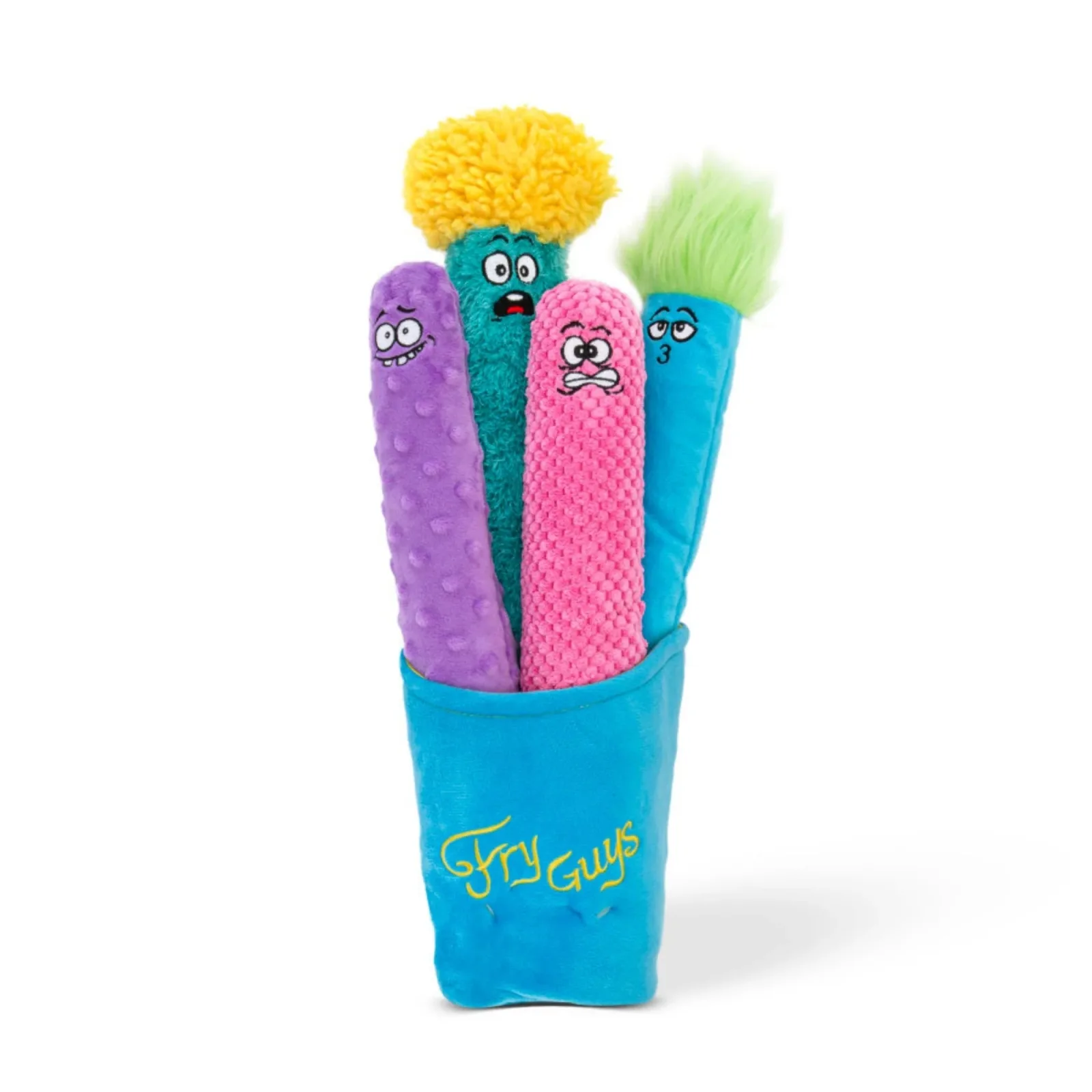 GURU Fry Guys Set Dog Toy - Medium, 4 ct