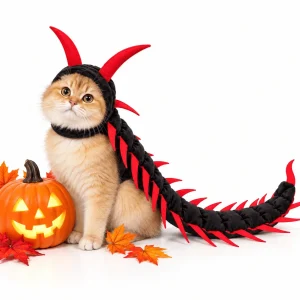 Halloween Centipede Cat Costume