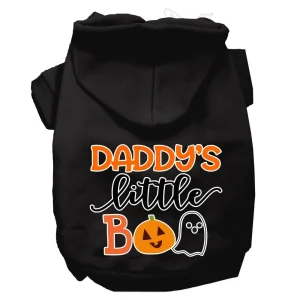 Halloween Pet Hoodie "Daddy's Little Boo"