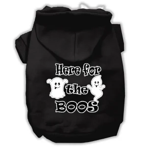 Halloween Pet Hoodie "Here For The Boos"