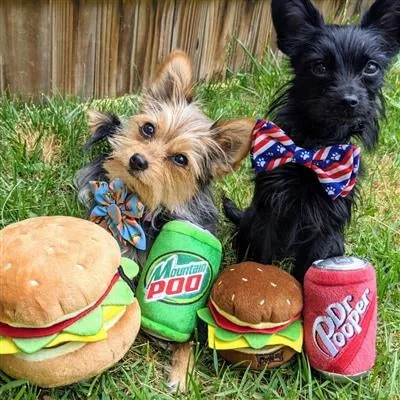 Hamburger Dog Toy Large - Image 2