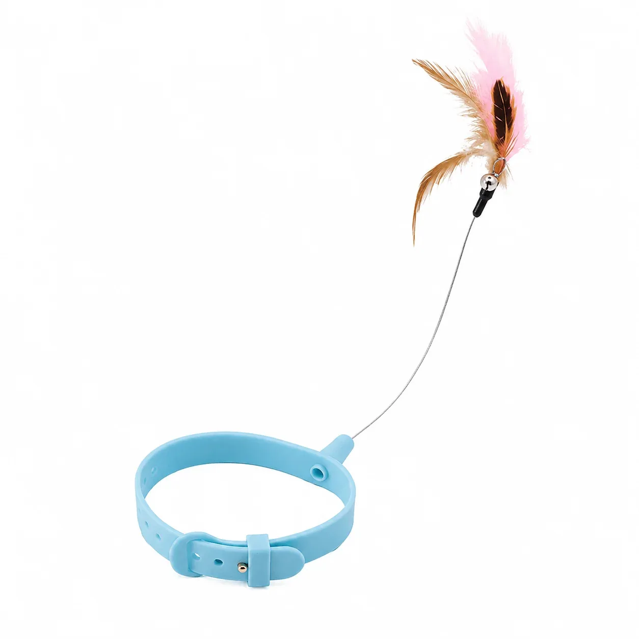 Hands-Free Collar Feather Cat Teaser - Image 2