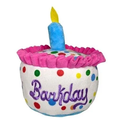 Happy Barkday Cake Dog Toy Large - Image 2