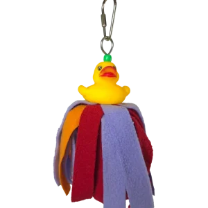Happy Beaks Fuzzy Duck Comforty Bird Toy, by A&E Cage Co