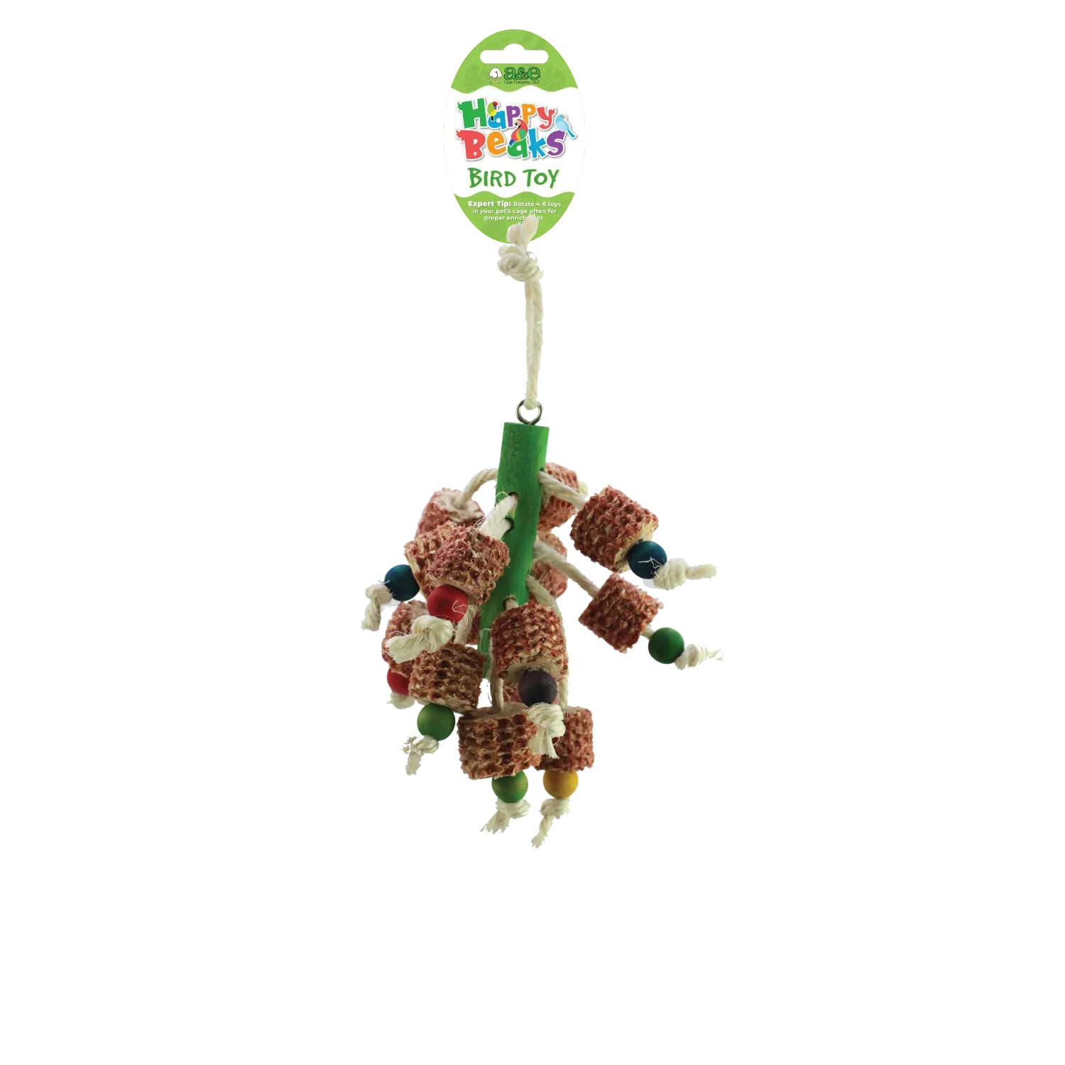 Happy Beaks Kernal Pop Hanging Bird Toy, by A&E Cage Co - Image 2