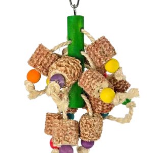 Happy Beaks Kernal Pop Hanging Bird Toy, by A&E Cage Co