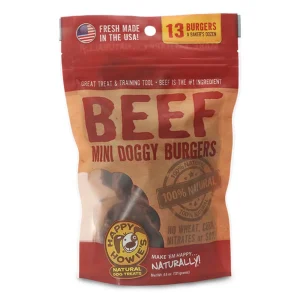 Happy Howie Dog Beef Burger Bakers Dozen 2 in 4 oz