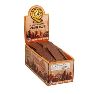 Happy Howie Dog Beef Jerky 12 in 90 ct