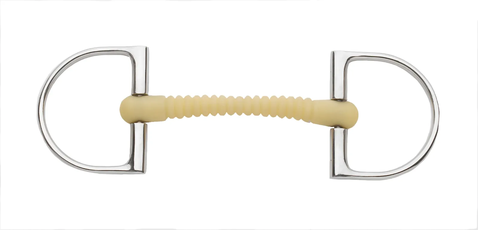 Happy Mouth Bits® King Hunter D-Ring Pro Ribbed Mullen Mouth Bit
