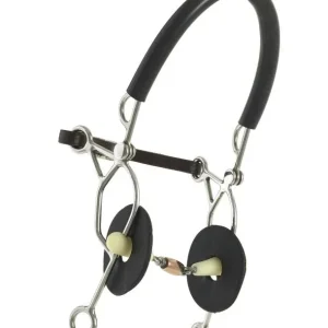 Happy Mouth Copper Roller Hackamore Bit