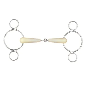 Happy Mouth Jointed 2-Ring Gag Bit