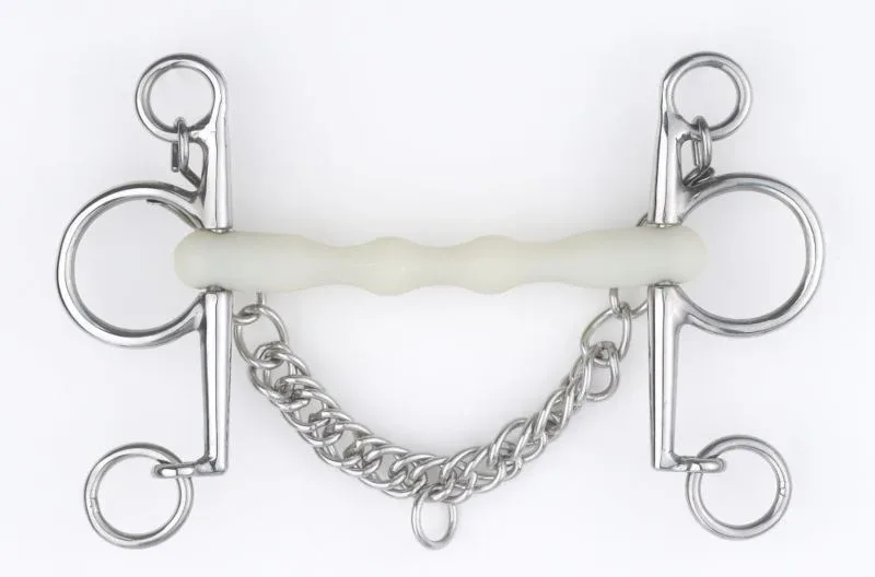 Happy Mouth Pelham Bit with Shaped Mouth